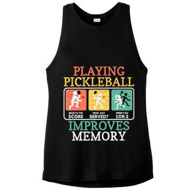 Playing Pickleball Improves Memory Pickleball Ladies PosiCharge Tri-Blend Wicking Tank