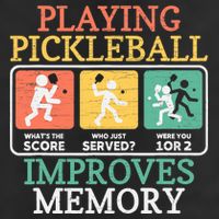 Playing Pickleball Improves Memory Pickleball Garment-Dyed Fleece Hoodie