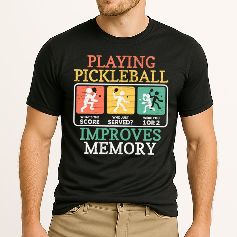 Playing Pickleball Improves Memory Pickleball Performance Shirt