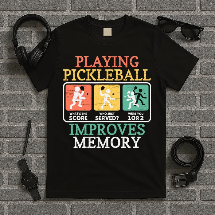 Playing Pickleball Improves Memory Pickleball T-Shirt