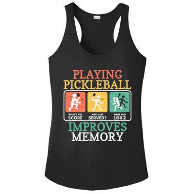 Playing Pickleball Improves Memory Pickleball Ladies PosiCharge Competitor Racerback Tank