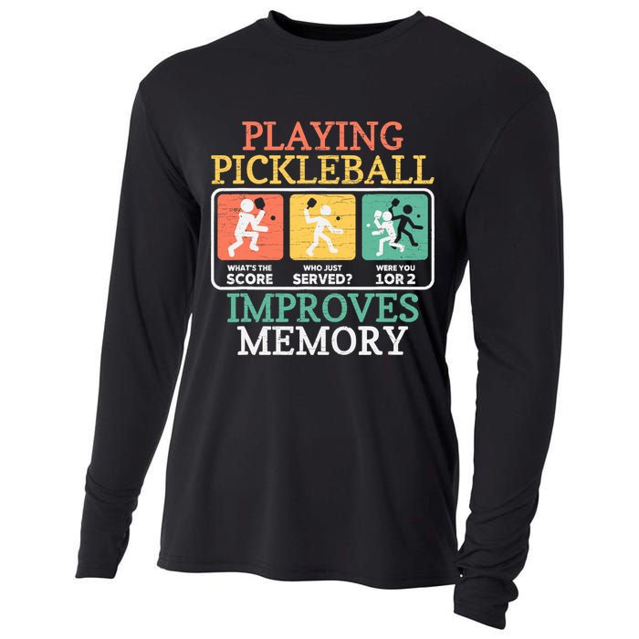 Playing Pickleball Improves Memory Pickleball Cooling Performance Long Sleeve Crew