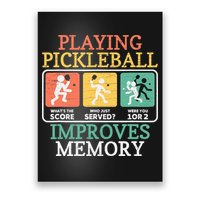 Playing Pickleball Improves Memory Pickleball Poster