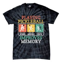 Playing Pickleball Improves Memory Pickleball Tie-Dye T-Shirt