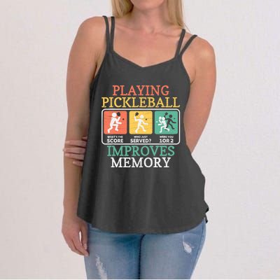 Playing Pickleball Improves Memory Pickleball Women's Strappy Tank