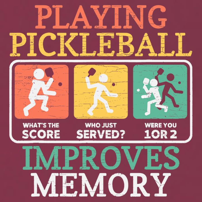 Playing Pickleball Improves Memory Pickleball 16oz Travel Tumbler