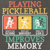 Playing Pickleball Improves Memory Pickleball Cotton Canvas Backpack