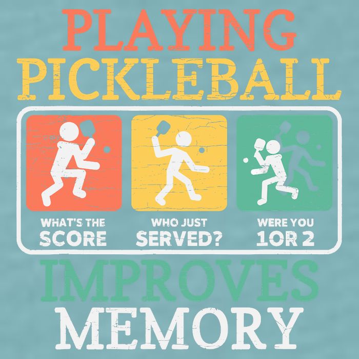 Playing Pickleball Improves Memory Pickleball Sueded Cloud Jersey T-Shirt