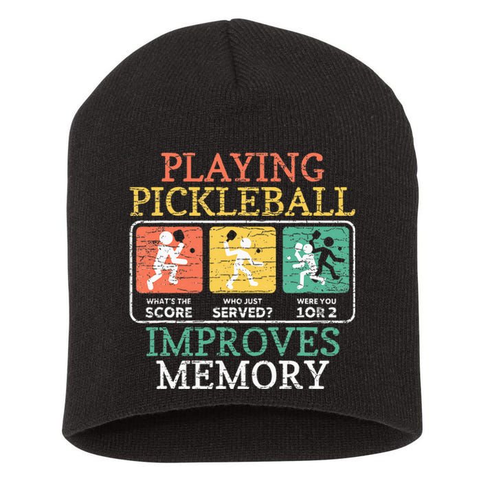 Playing Pickleball Improves Memory Pickleball Short Acrylic Beanie