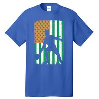 Ping Pong Irish American Flag St Patrick's Day Table Tennis Funny Gift Tall T-Shirt