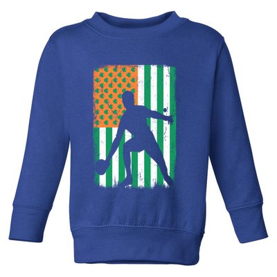Ping Pong Irish American Flag St Patrick's Day Table Tennis Funny Gift Toddler Sweatshirt