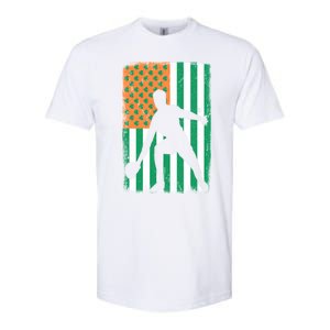 Ping Pong Irish American Flag St Patrick's Day Table Tennis Funny Gift Softstyle CVC T-Shirt