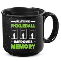 Playing Pickleball Improves Memory 15oz Campfire Ceramic Mug