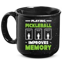 Playing Pickleball Improves Memory 15oz Campfire Ceramic Mug
