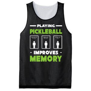 Playing Pickleball Improves Memory Mesh Reversible Basketball Jersey Tank