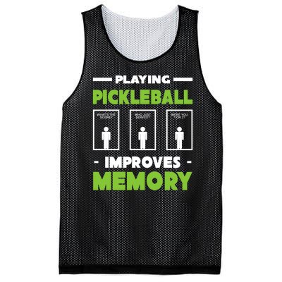 Playing Pickleball Improves Memory Mesh Reversible Basketball Jersey Tank