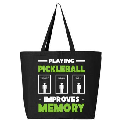 Playing Pickleball Improves Memory 25L Jumbo Tote