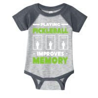 Playing Pickleball Improves Memory Infant Baby Jersey Bodysuit