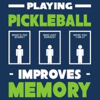 Playing Pickleball Improves Memory Infant Baby Jersey Bodysuit
