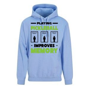 Playing Pickleball Improves Memory Unisex Surf Hoodie