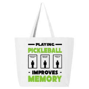 Playing Pickleball Improves Memory 25L Jumbo Tote