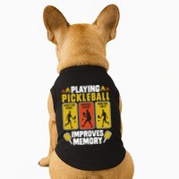 Playing Pickleball Improves Memory Funny Pickleball Player Doggie Tank