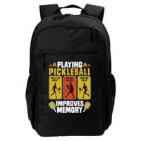 Playing Pickleball Improves Memory Funny Pickleball Player Backpack