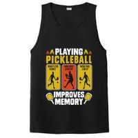 Playing Pickleball Improves Memory Funny Pickleball Player PosiCharge Competitor Tank