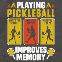 Playing Pickleball Improves Memory Funny Pickleball Player Vector Backpack