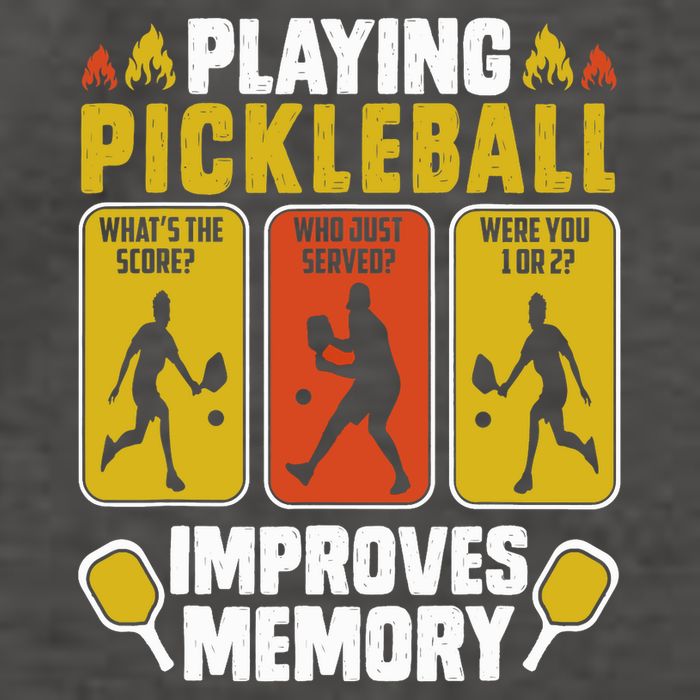 Playing Pickleball Improves Memory Funny Pickleball Player Vector Backpack