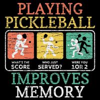 Playing Pickleball Improves Memory Pickleball Mousepad