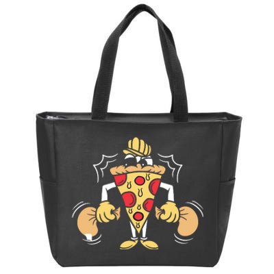 Pizza Zip Tote Bag