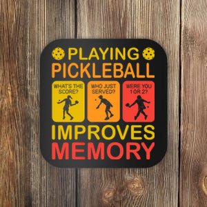 Playing Pickleball Improves Memory Dink Player Coaster