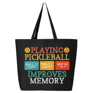 Playing Pickleball Improves Memory Pickleball Retirement 25L Jumbo Tote