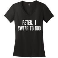 Passover Peter I Swear To God Women's V-Neck T-Shirt