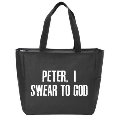 Passover Peter I Swear To God Zip Tote Bag