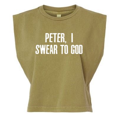 Passover Peter I Swear To God Garment-Dyed Women's Muscle Tee