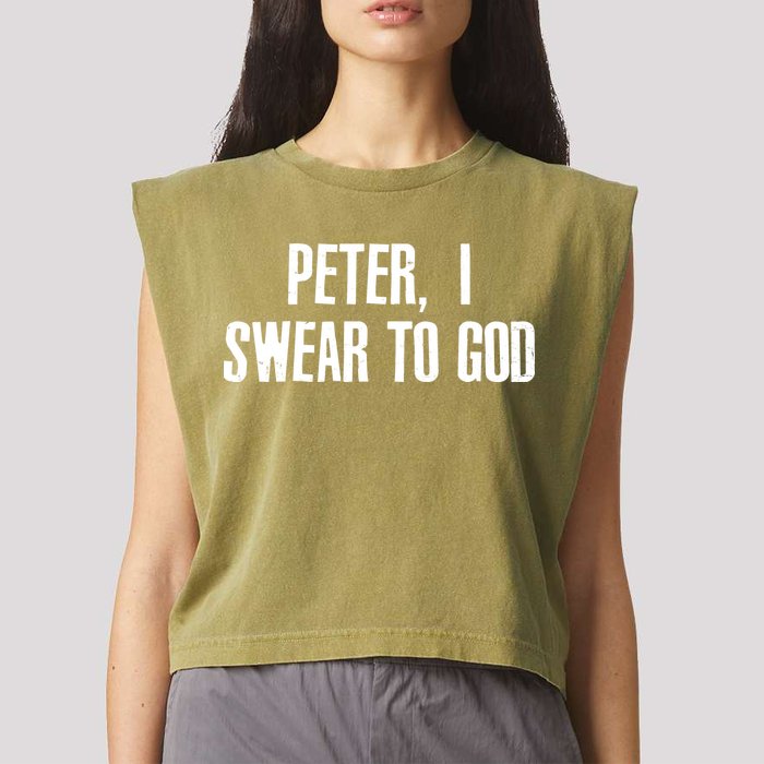Passover Peter I Swear To God Garment-Dyed Women's Muscle Tee
