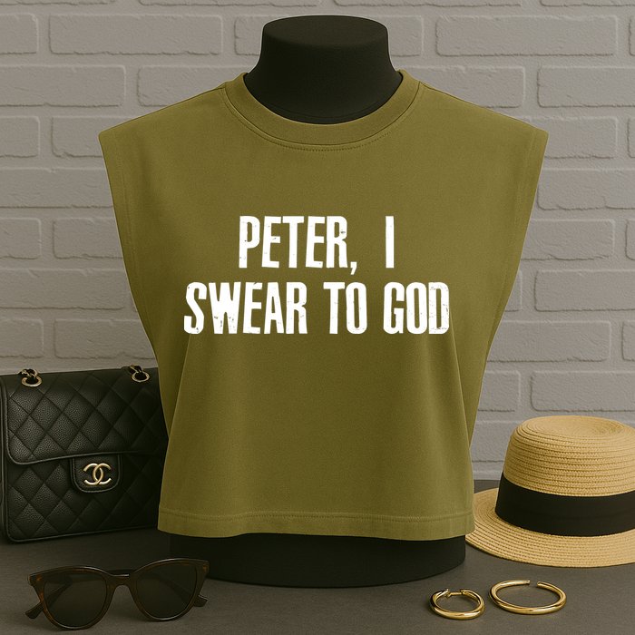 Passover Peter I Swear To God Garment-Dyed Women's Muscle Tee