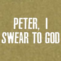 Passover Peter I Swear To God Garment-Dyed Women's Muscle Tee