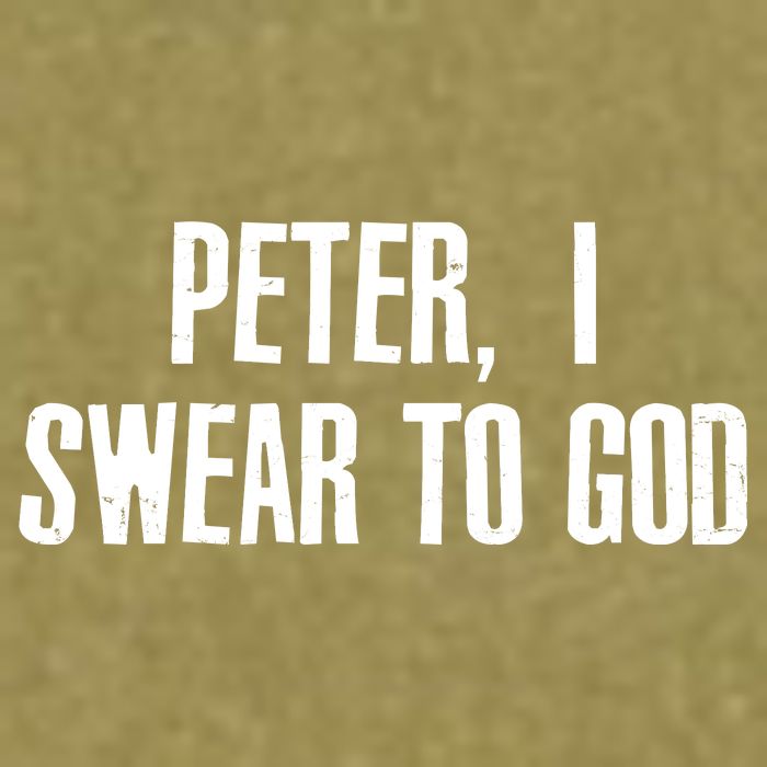 Passover Peter I Swear To God Garment-Dyed Women's Muscle Tee