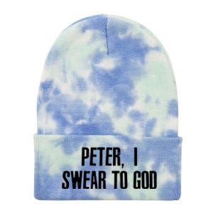 Passover Peter I Swear To God Tie Dye 12in Knit Beanie