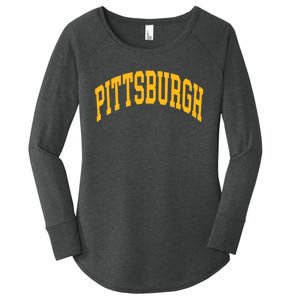 Pittsburgh Women's Perfect Tri Tunic Long Sleeve Shirt