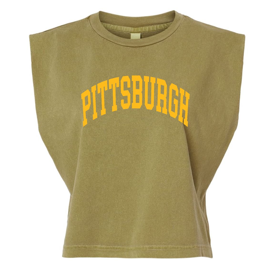 Pittsburgh Garment-Dyed Women's Muscle Tee