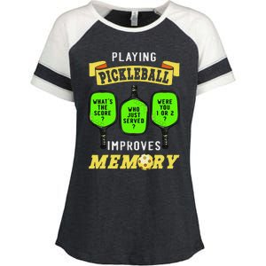 Playing Pickleball Improves Memory Pickleball Retirement Enza Ladies Jersey Colorblock Tee