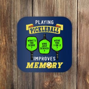 Playing Pickleball Improves Memory Pickleball Retirement Coaster