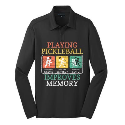 Playing Pickleball Improves Memory Pickleball Silk Touch Performance Long Sleeve Polo