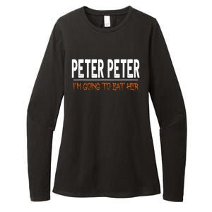 Peter Peter I'm Going To Eat Her Halloween Costume Womens CVC Long Sleeve Shirt