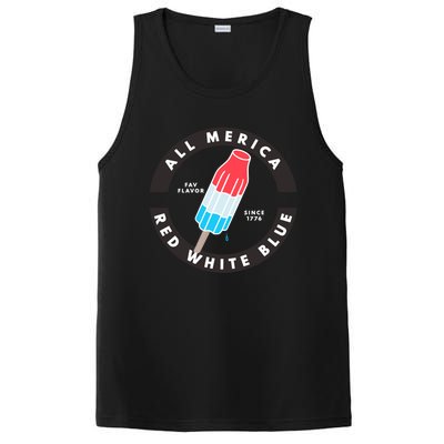 Patriotic Popsicle July Cute Gift PosiCharge Competitor Tank