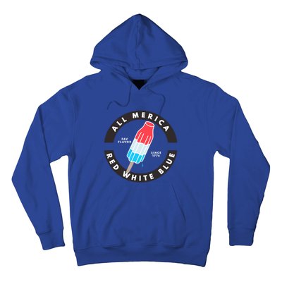 Patriotic Popsicle July Cute Gift Hoodie